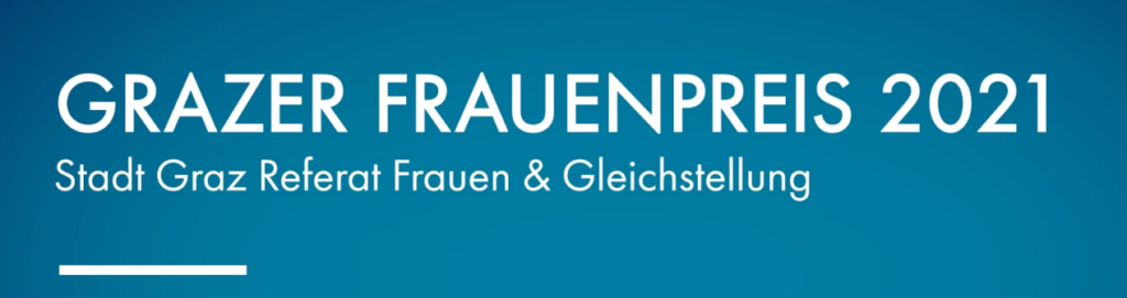 Grazer Frauenpreis 2021 Logo - FEMINDS Presse