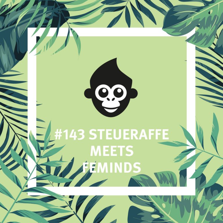 Podcastcover Steueraffe mit FEMINDS