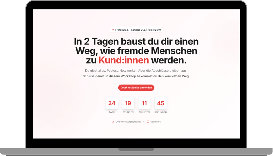 FEMINDS Live Workshop Sales Neukundinnen gewinnen
